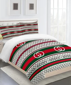 Gucci Fashion Logo Limited Luxury Brand Bedding Set Home Decorations 16 Bedding Sets