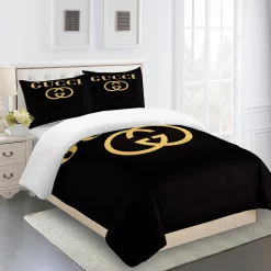 Gucci Fashion Logo Limited Luxury Brand Bedding Set Home Decorations 29 Bedding Sets