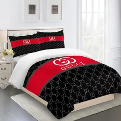 Gucci Fashion Logo Limited Luxury Brand Bedding Set Home Decorations 32 Bedding Sets