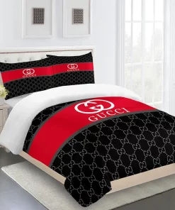 Gucci Fashion Logo Limited Luxury Brand Bedding Set Home Decorations 32 Bedding Sets
