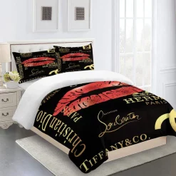 Gucci Fashion Logo Limited Luxury Brand Bedding Set Home Decorations 35 Bedding Sets