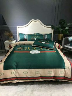 Gucci Green Khaki Style 5 S Luxury S Bedding Sets Bed Linen Sheets Blankets Bedroom Idea Covers Duvet Home Decor