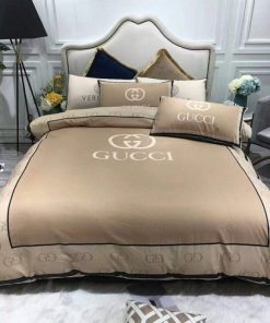 Gucci Logo Custom Bedding Set