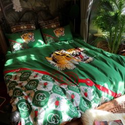 Gucci Logo Type 2813 Bedding Sets Sheets Bed Linen Duvet Covers Hyperbeast Bedroom Premium Fashion Brand Luxury Ideas