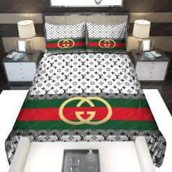 Gucci Louis Vuitton Symbol Bedding Sets Home Decoration Bedding Sets