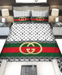 Gucci Louis Vuitton Symbol Bedding Sets Home Decoration Bedding Sets