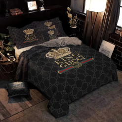 Gucci Luxury Pattern King Lhebs-0481 Bedding Sets Bed Linen Sheets Duvet Covers Blankets Bedroom Idea