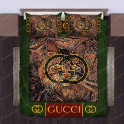 Gucci Maine Coon Bed Sheets Spread Comforter Duvet Cover Bedding Setss