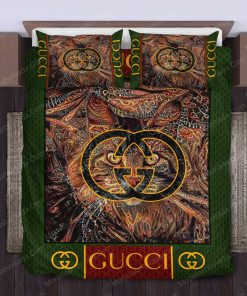 Gucci Maine Coon Bed Sheets Spread Comforter Duvet Cover Bedding Setss