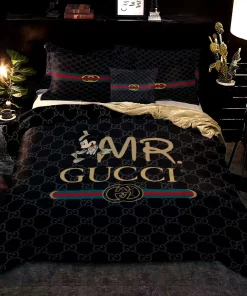 Gucci Mr Mickey Logo Type 1381 Bedding Sets Luxury Ideas Bed Linen Covers Duvet Premium Fashion Brand Hyperbeast Bedroom Sheets