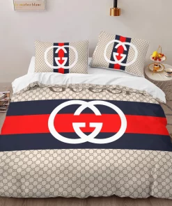 Gucci New Hot Fashion Logo Premium Luxury Brand High-End Bedding Sets Lv, For Home Best Luxury Bedding Sets