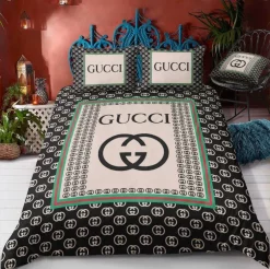 Gucci New Luxury Fashion Brand Bedding Sets Duvet Cover Set Best Luxury Bedding Sets