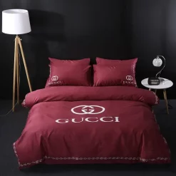Gucci Red Logo Type 1006 Bedding Sets Premium Fashion Brand Blankets Hyperbeast  Duvet Bed Linen Covers Luxury Ideas Sheets