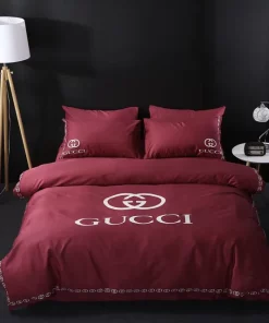 Gucci Red Logo Type 1006 Bedding Sets Premium Fashion Brand Blankets Hyperbeast  Duvet Bed Linen Covers Luxury Ideas Sheets