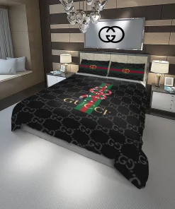 Gucci Snake Fashion Logo Luxury Brand Premium Bedding Sets, For Home Bedding Sets