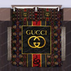 Gucci Style Pattern Tiger Snake Skull Bedding Sets Home Decoration Bedding Sets
