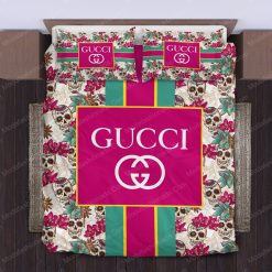 Gucci Sugar Skull Bedding Sets Home Decoration Bedding Sets