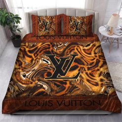 Leopard Louis Vuitton Bed Sheets Spread Comforter Duvet Cover Bedding Setss
