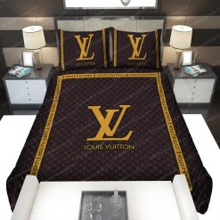 Louis Vuitton Brands Bed Sheets Spread Comforter Duvet Cover Bedding Setss 01