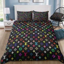 Louis Vuitton Colorful Monogram Bedding Set