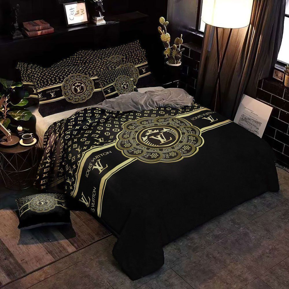 Louis Vuitton Deluxe Edition Pattern Vintage Luxury Brand Lhebs-0190 Bedding Sets Covers Bed Linen Bedroom Idea Sheets Duvet Bedspread Louis Vuitton Deluxe Edition Pattern Vintage Luxury Brand Lhebs-0190 Bedding Sets Covers Bed Linen Bedroom Idea Sheets Duvet Bedspread