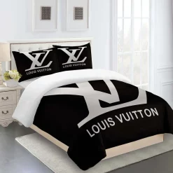 Louis Vuitton Fashion Logo Limited Luxury Brand Bedding Set Home Decorations 23 Bedding Sets