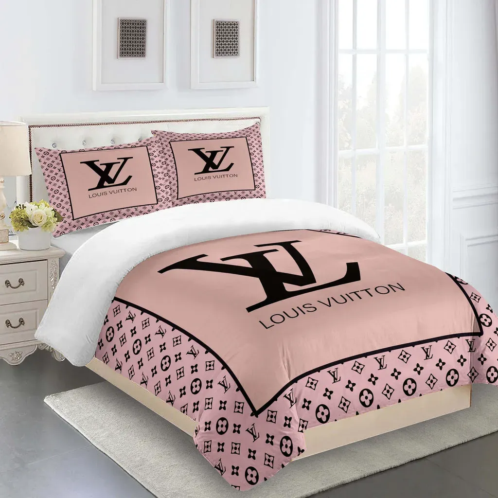 Louis Vuitton Fashion Logo Limited Luxury Brand Bedding Set Home Decorations 27 Bedding Sets Louis Vuitton Fashion Logo Limited Luxury Brand Bedding Set Home Decorations 27 Bedding Sets