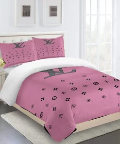 Louis Vuitton Fashion Logo Limited Luxury Brand Bedding Set Home Decorations 40 Bedding Sets