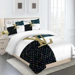 Louis Vuitton Fashion Logo Limited Luxury Brand Bedding Set Home Decorations 42 Bedding Sets