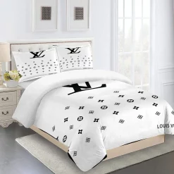 Louis Vuitton Fashion Logo Limited Luxury Brand Bedding Sets, For Home 05 Best Luxury Bedding Sets