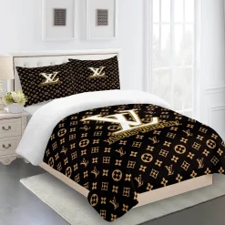 Louis Vuitton Fashion Logo Limited Luxury Brand Bedding Sets, For Home 06 Best Luxury Bedding Sets