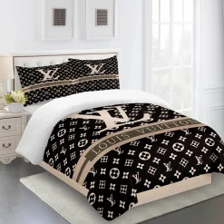 Louis Vuitton Fashion Logo Limited Luxury Brand Bedding Sets, For Home 13 Best Luxury Bedding Sets