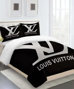Louis Vuitton Fashion Logo Limited Luxury Brand Bedding Sets, For Home 23 Best Luxury Bedding Sets