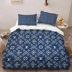 Louis Vuitton Fashion Logo Premium Luxury Brand High-End Bedding Sets Lv, For Home Best Luxury Bedding Sets