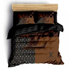Louis Vuitton Fashion Luxury Brand Fashion Bedding Sets Bed Linen Bedroom Idea Duvet Sheets Covers Bedspread