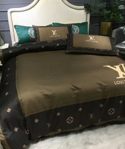 Louis Vuitton Hot Brand Bedding Sets Duvet Cover Set, For Home Bedding Sets