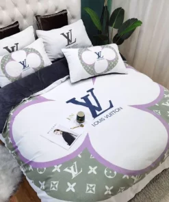 Louis Vuitton Hot New Brown Luxury Brand Bedding Sets Duvet Cover Set, For Home Best Luxury Bedding Sets
