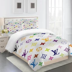 Louis Vuitton Logo Type 1696 Bedding Sets Premium Fashion Brand Hyperbeast Bedroom Blankets Duvet  Covers Luxury Ideas