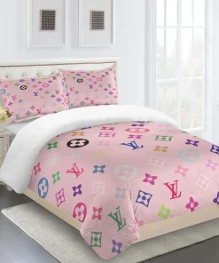 Louis Vuitton Logo Type 1698 Bedding Sets Duvet Sheets Blankets Premium Fashion Brand Luxury Ideas Hyperbeast Bedroom Covers Bed Linen