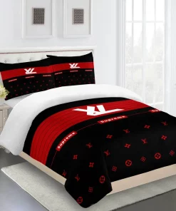 Louis Vuitton Logo Type 919 Bedding Sets Premium Fashion Brand Covers Luxury Ideas Duvet Blankets Sheets Hyperbeast Bedroom Bed Linen