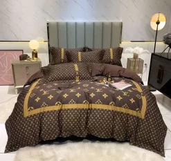 Louis Vuitton Lv Luxury Brand Bedding Sets Duvet Cover Set, For Home Best Luxury Bedding Sets