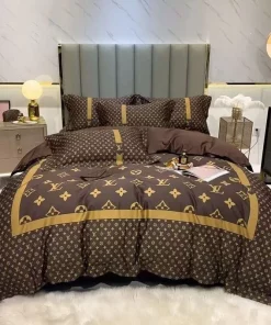 Louis Vuitton Lv Luxury Brand Bedding Sets Duvet Cover Set, For Home Best Luxury Bedding Sets