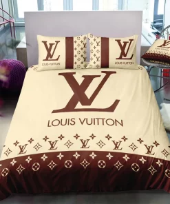 Louis Vuitton New Luxury Brand Hot Bedding Sets Duvet Cover Set, For Home Best Luxury Bedding Sets