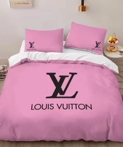 Louis Vuitton Pinky Luxury Brand High-End Bedding Sets Lv, For Home Best Luxury Bedding Sets