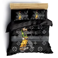 Louis Vuitton Pluto Luxury Brand Bedding Set For Bedroom Luxury Duvet Cover Set With Pillowcases Home Decoration Bedding Sets