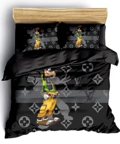 Louis Vuitton Pluto Luxury Brand Bedding Set For Bedroom Luxury Duvet Cover Set With Pillowcases Home Decoration Bedding Sets