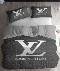 Louis Vuitton Printed Bedding Sets Quilt Sets Duvet Cover Luxury Brand Bedding Decor Bedding Sets