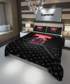 Louis Vuitton Supreme Star Wars Darth Vader Logo Type 852 Bedding Sets