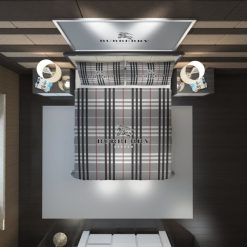 Luxury Burberry Logo Custom Bedding Set 1 Duvet Cover