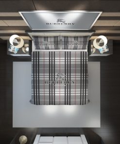 Luxury Burberry Logo Custom Bedding Set 1 Duvet Cover